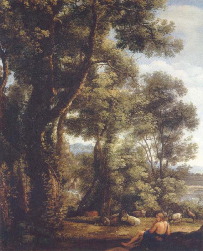 Claude Lorrain Landscape with a goatherd and goats China oil painting art
